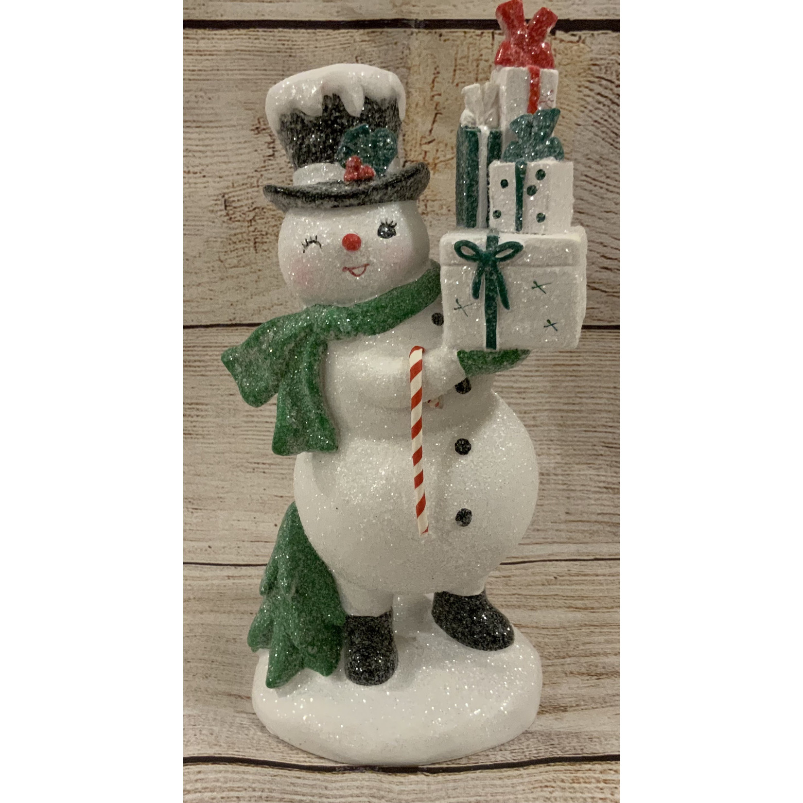 Ganz Paper Pulp Snowman Figurine