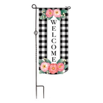 Evergreen Spring Floral Welcome Everlasting Impressions Textile Decor