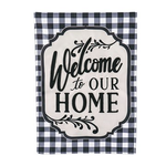Evergreen Classic Welcome Home Appliqué House Flag