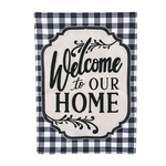 Evergreen Classic Welcome Home Garden Appliqué Flag