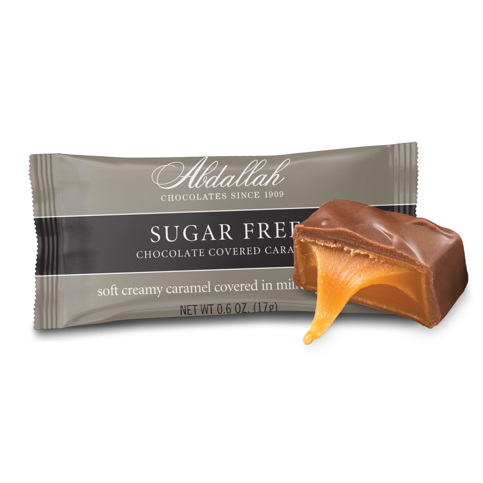 Abdallah Abdallah Sugar Free Chocolate Covered Caramel 0.5oz