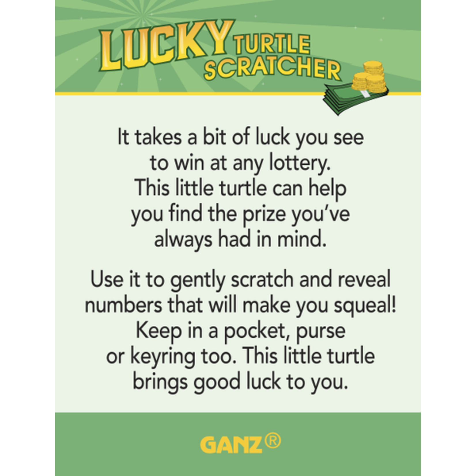 Ganz Lucky Turtle Scratcher