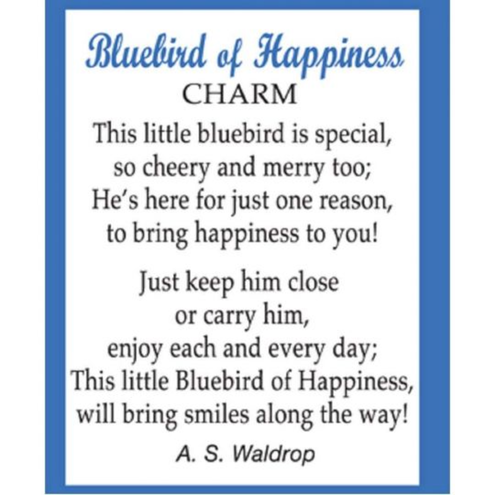 Ganz Bluebird of Happiness Charm