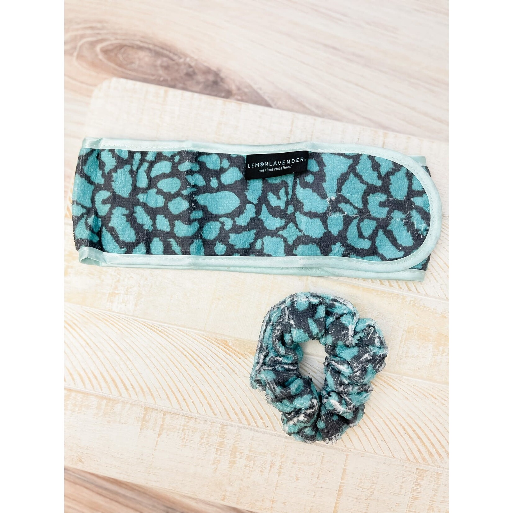 Lemon Lavender High & Dry Scrunchie & Headband Duo