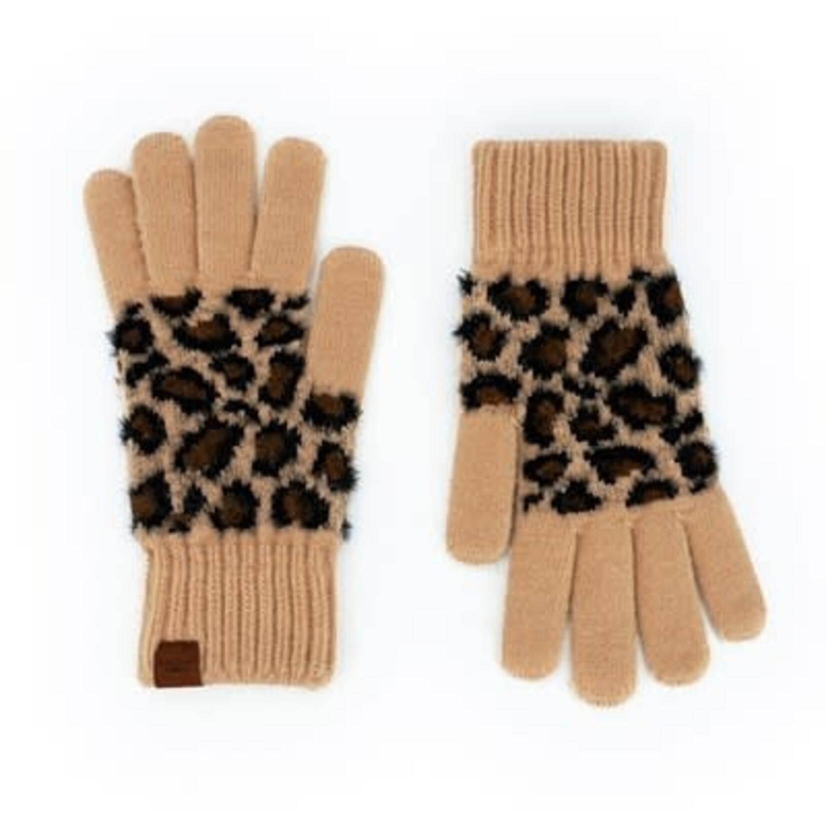 Britt's Knits Britt's Knits Snow Leopard Gloves