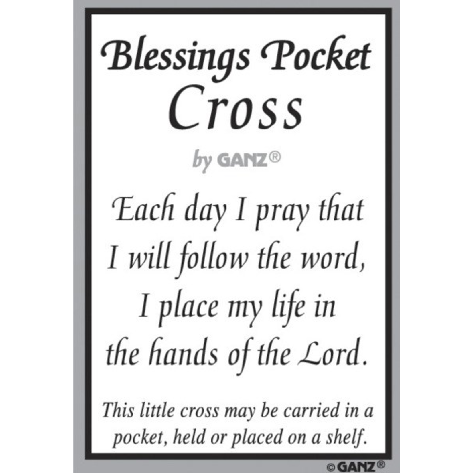 Ganz Blessings Pocket Cross