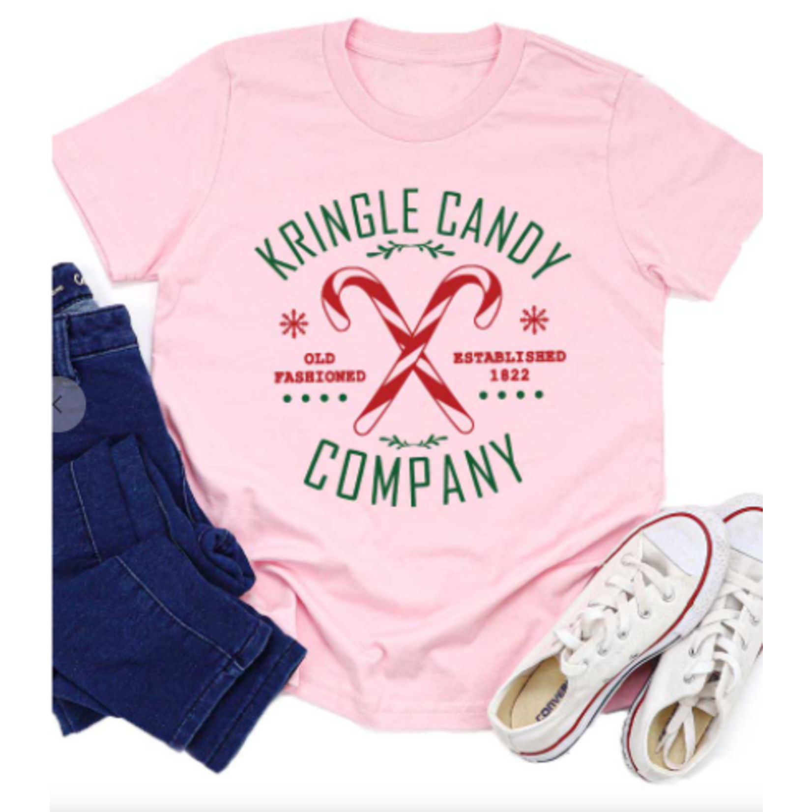 Kissed Apparel Kringle Candy Company Kids Graphic T-Shirt
