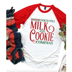 Kissed Apparel North Pole Milk & Cookie Company Graphic T-Shirt