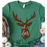 Kissed Apparel Oh Deer Graphic T-Shirt