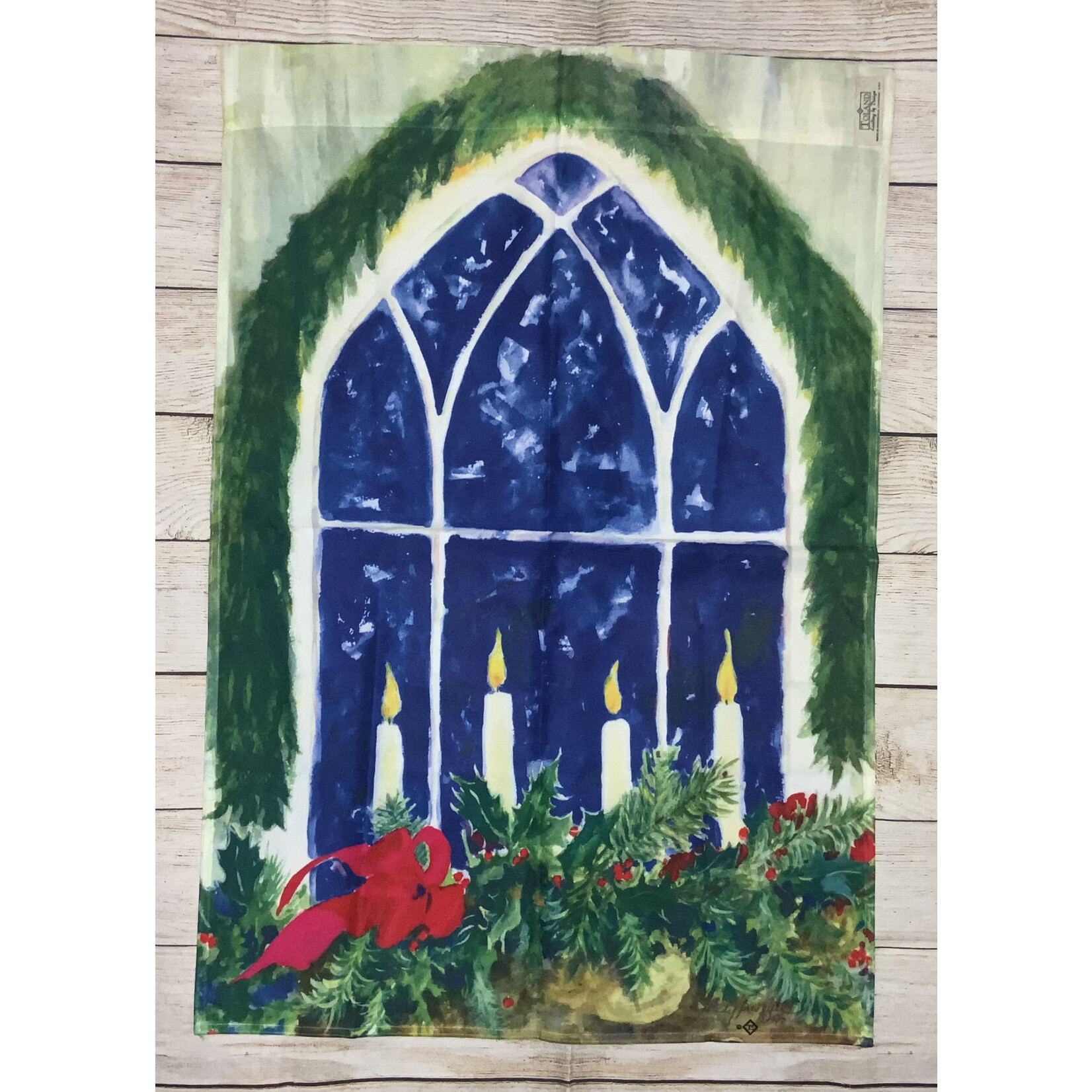 Toland Candles in a Window House Flag