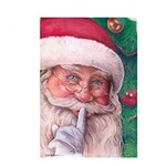 Custom Decor Santa Whispers House Flag