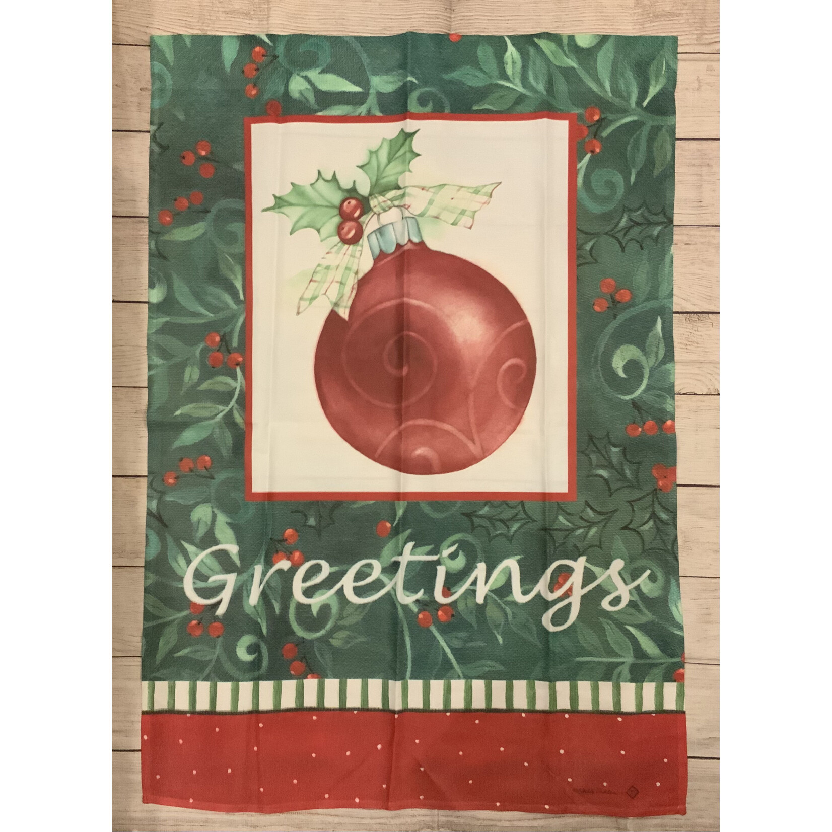 Toland Holiday Ornament Standard House Flag