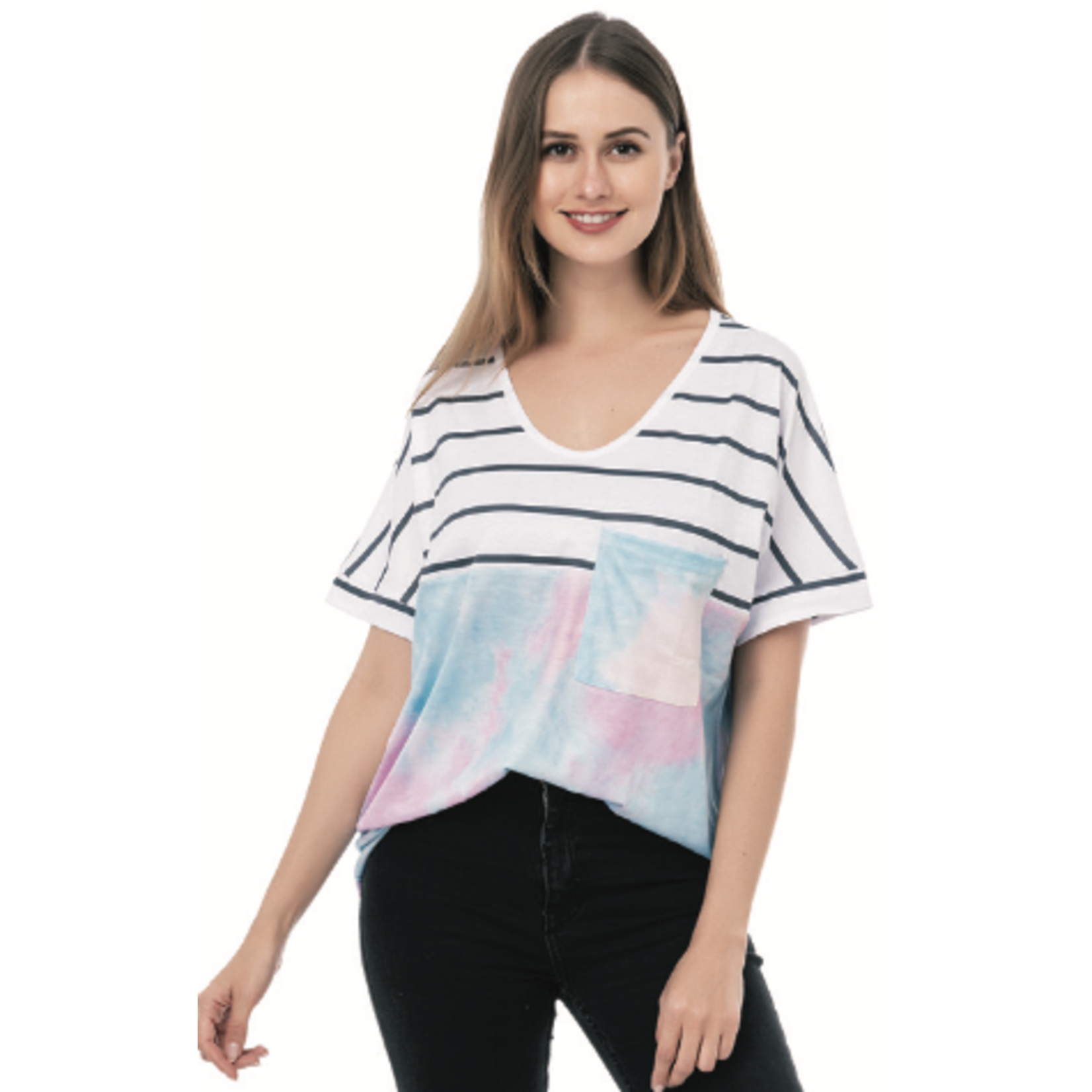 Jen & Co Jen & Co Beverly Loose Fit Top TS1035 Unicorn S/M