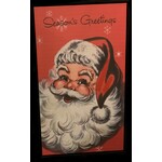 Raz Santa Framed Canvas Wall Art, 23.5”