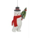 Raz Retro Snowman Ornament