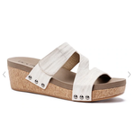 Corkys Corkys Zipadee Cork Platform Wedge Slip-on Sandal