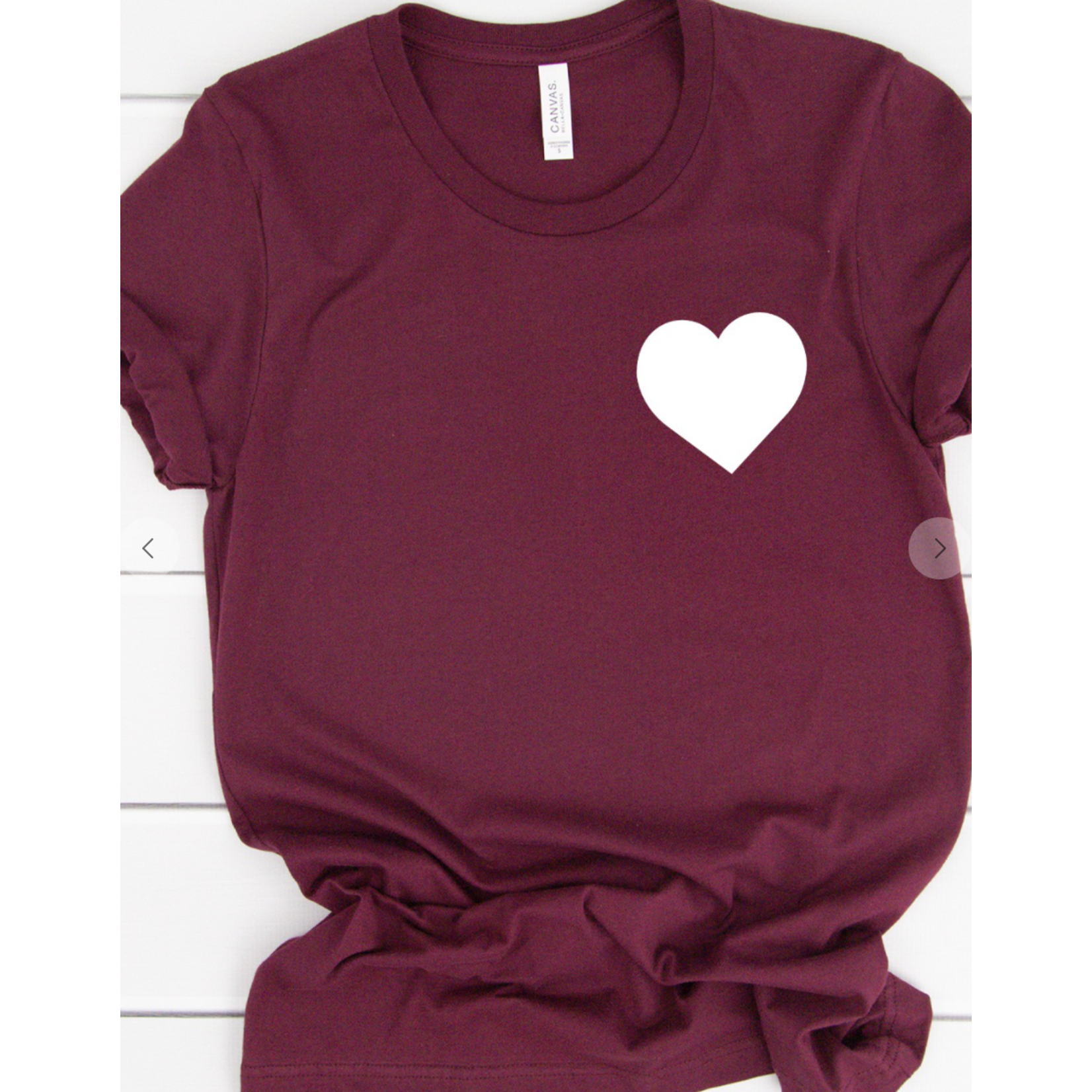 Kissed Apparel Heart Pocket Graphic Tee