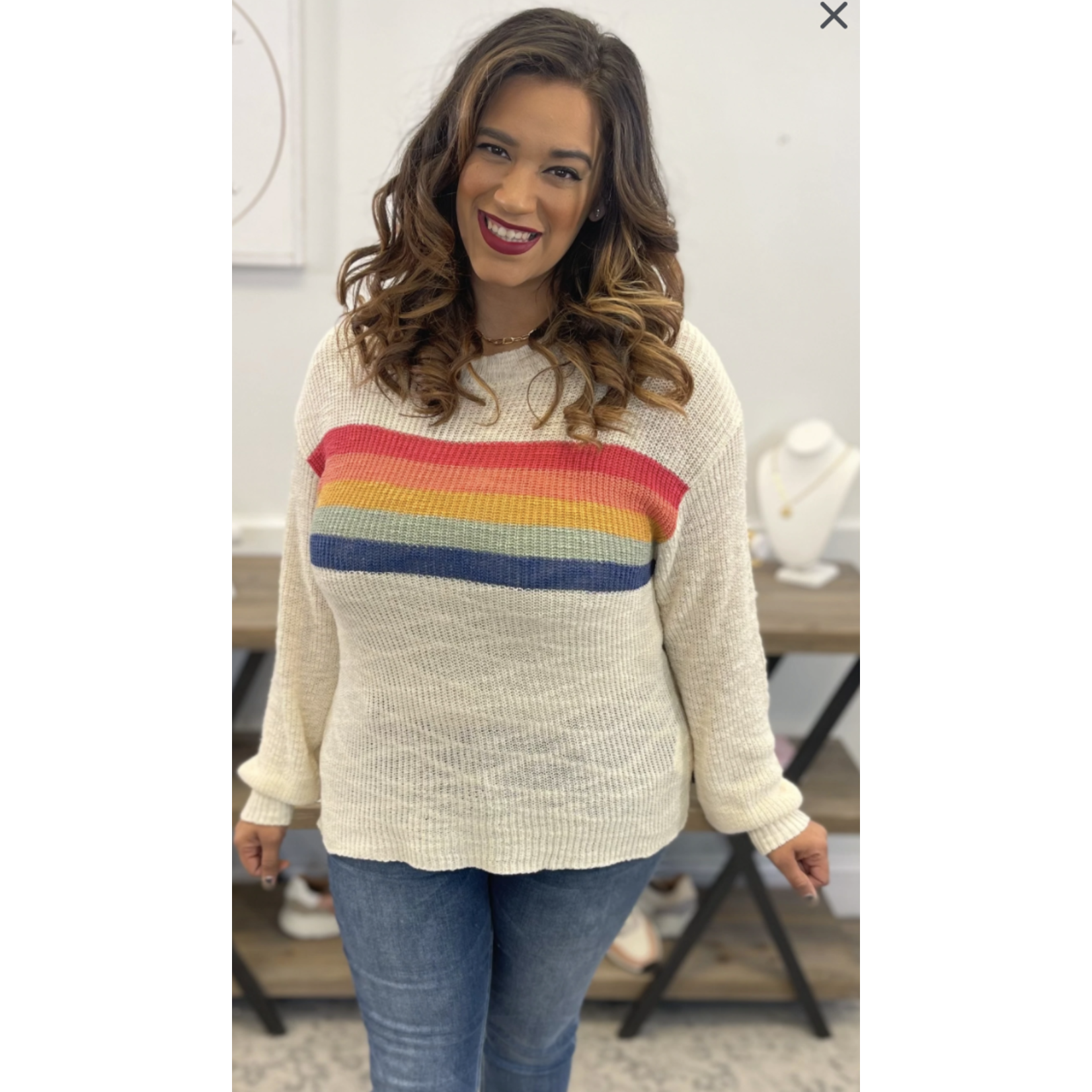 Sew in Love Sew in Love Rainbow Sweater