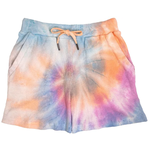 Simply Southern Simply Southern Tie Dye Waffle Shorts Spiral