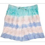 Simply Southern Simply Southern Tie Dye Waffle Shorts Wave Small