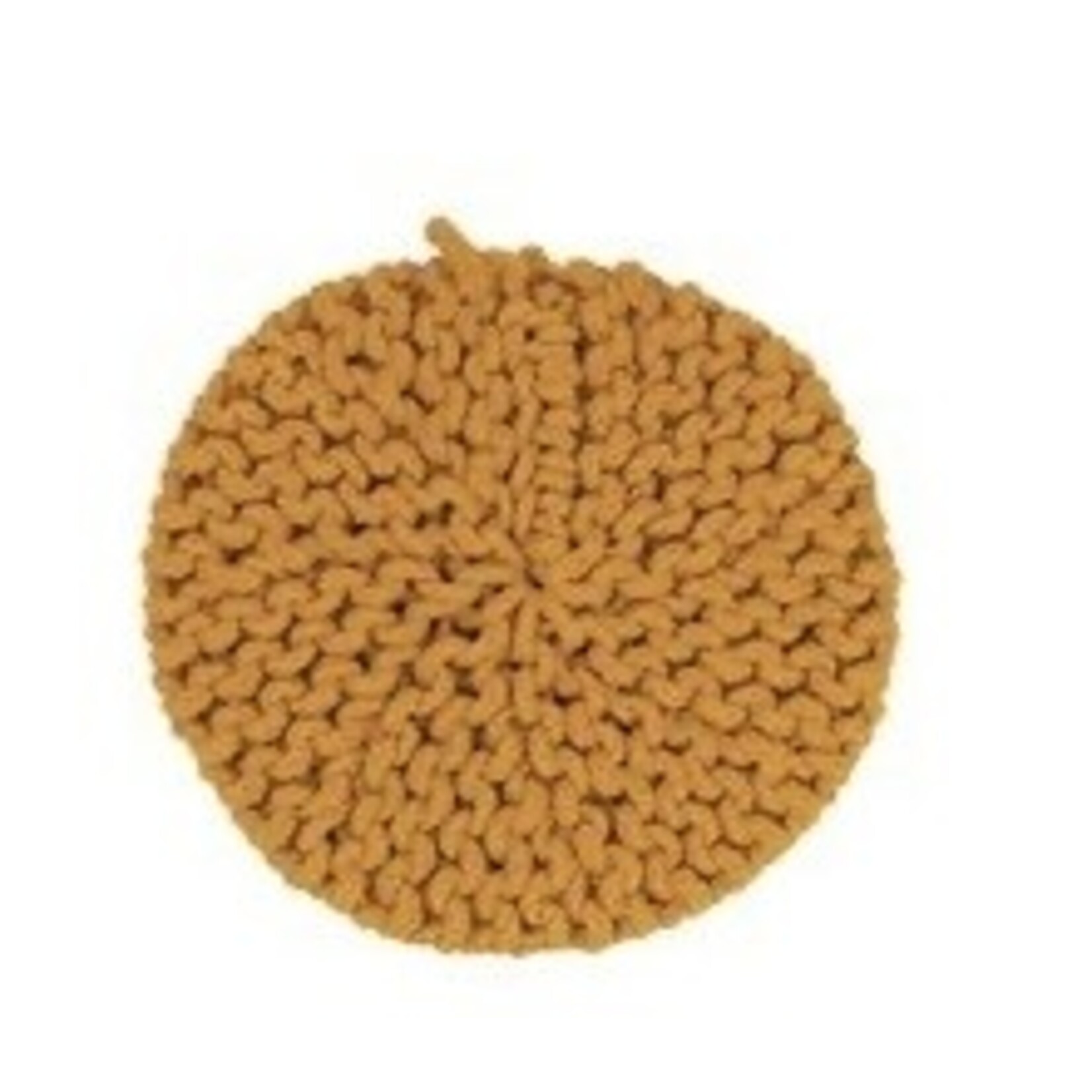 Creative Co-op Cotton Crochet Pot Holder, Round