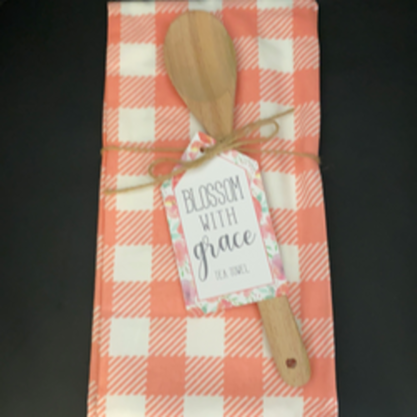 Giftcraft Spring Tea Towel w/Wooden Spoon