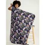 Vera Bradley Packable Fleece Blanket by Vera in Bloom Boom Navy