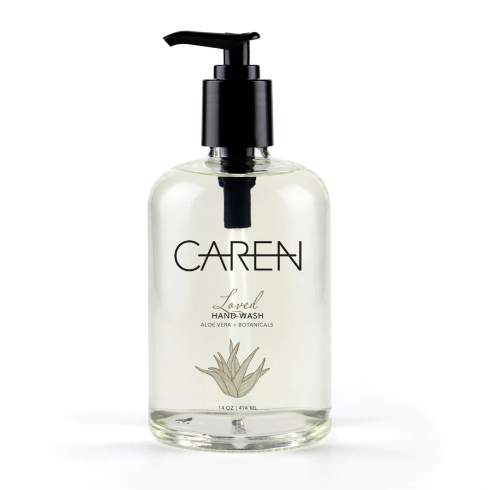 Caren Caren Hand Wash 14 oz Glass Bottle -