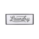 Youngs Wood Framed Laundry Wall Sign