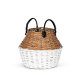 Gerson Two-Tone Willow Basket, 12.6”