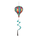 Evergreen Animal Print & Floral Burlap Balloon Spinner