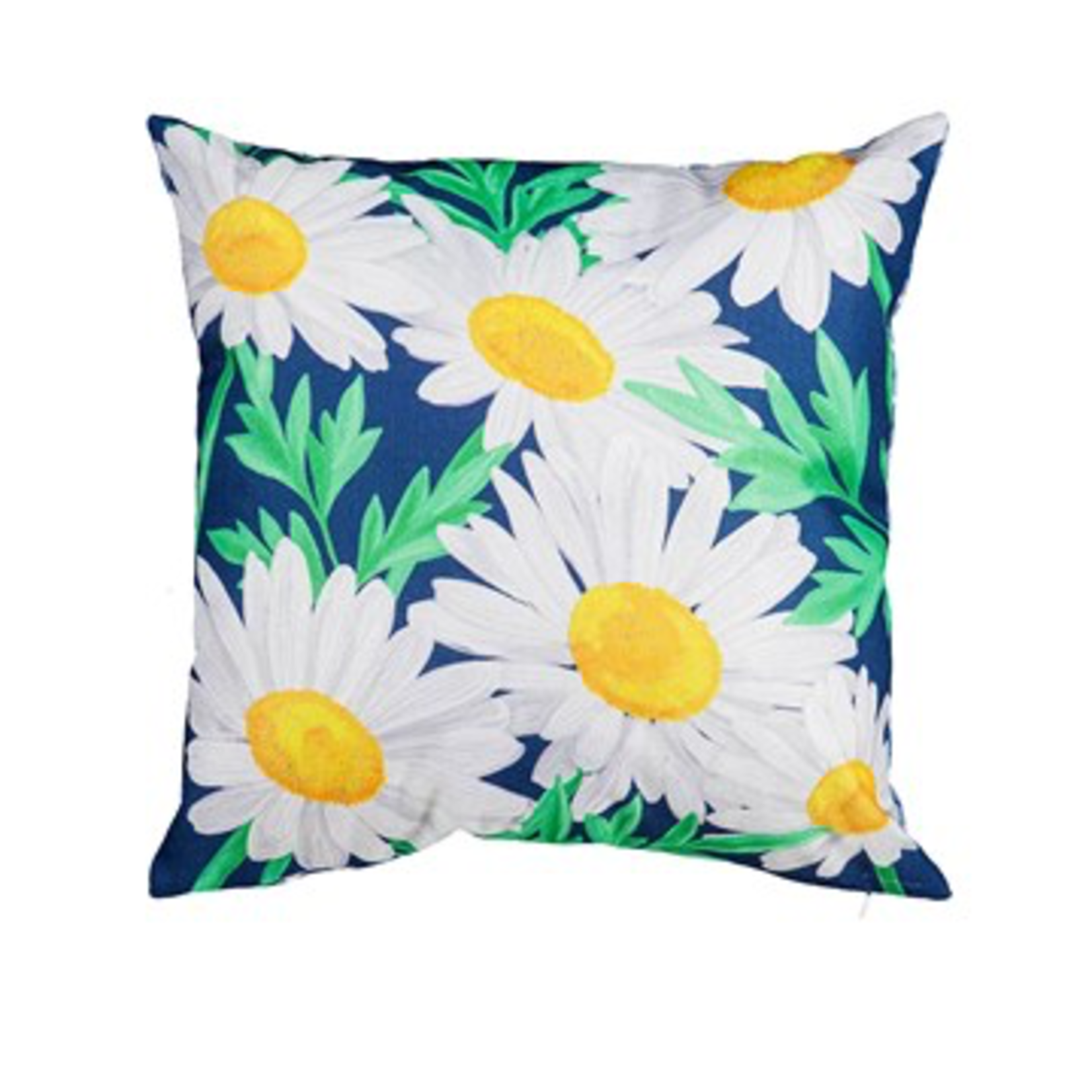 Evergreen Daisy Garden Interchangeable Pillow Cover