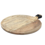Melrose Round Mango Wood Tray, 20.5”