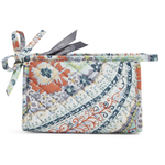 Vera Bradley Tie Cosmetic Bag by Vera in Citrus Paisley