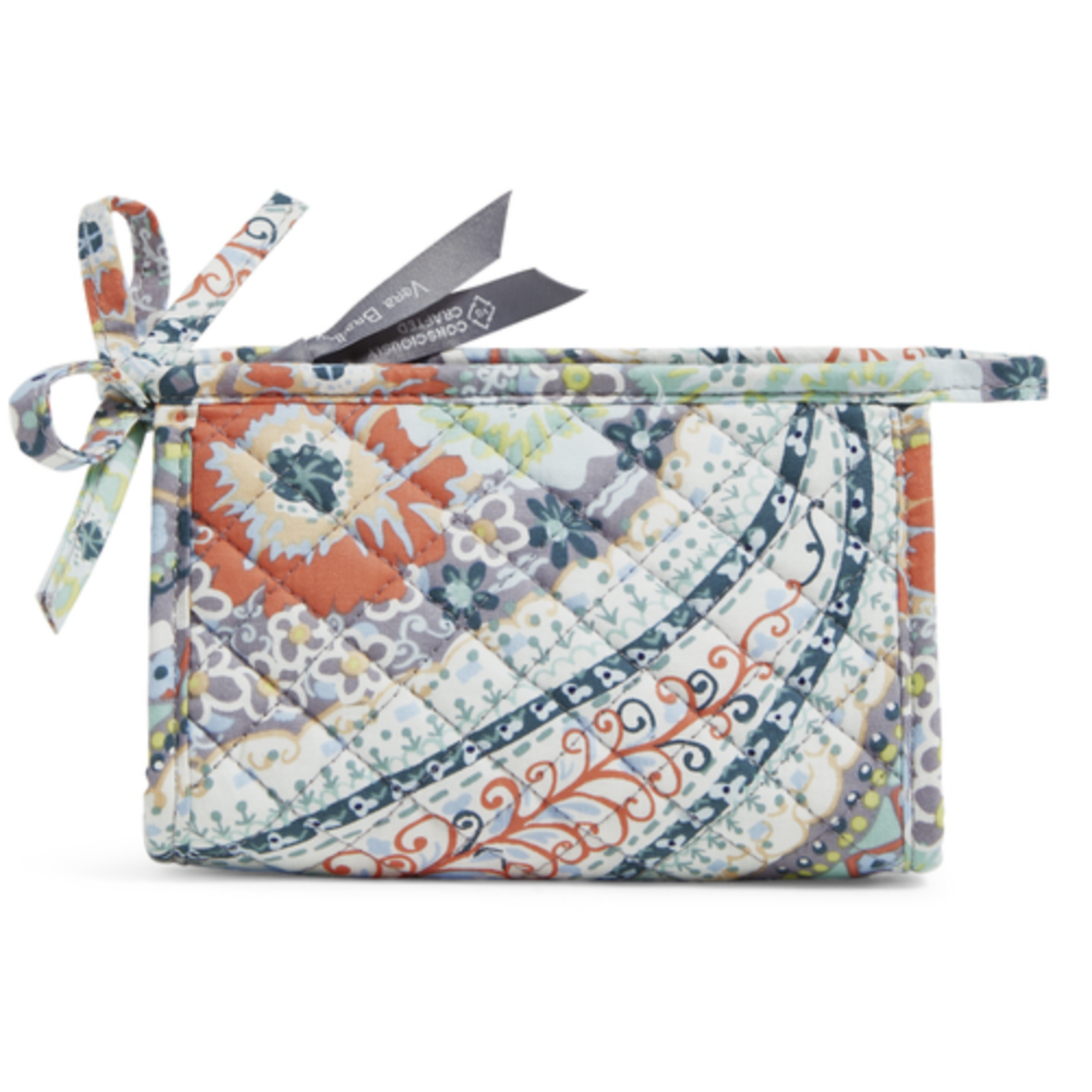 Vera Bradley Vera Bradley Tie Cosmetic Bag Citrus Paisley