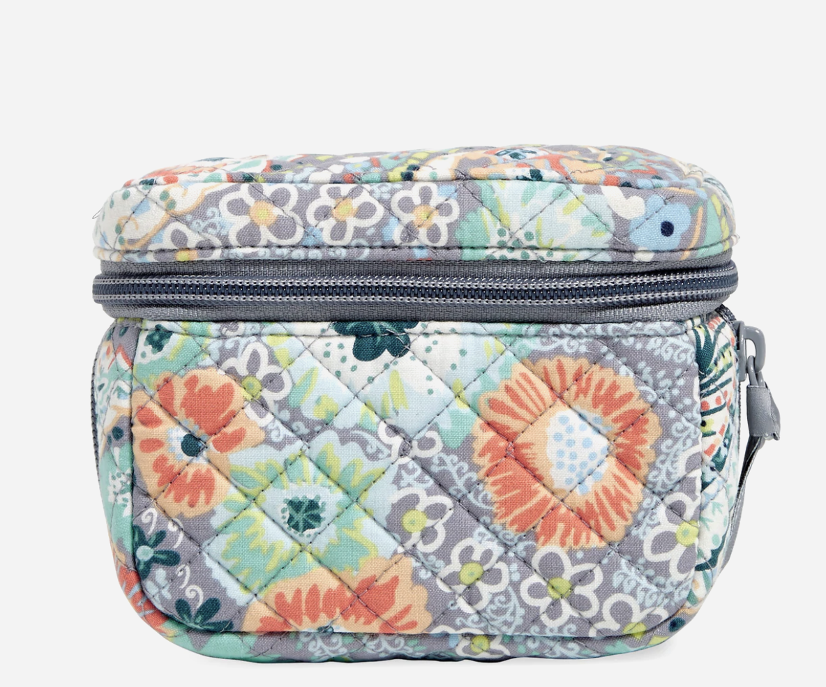 Deluxe Travel Pill Case by Vera Bradley in Citrus Paisley A Gathering