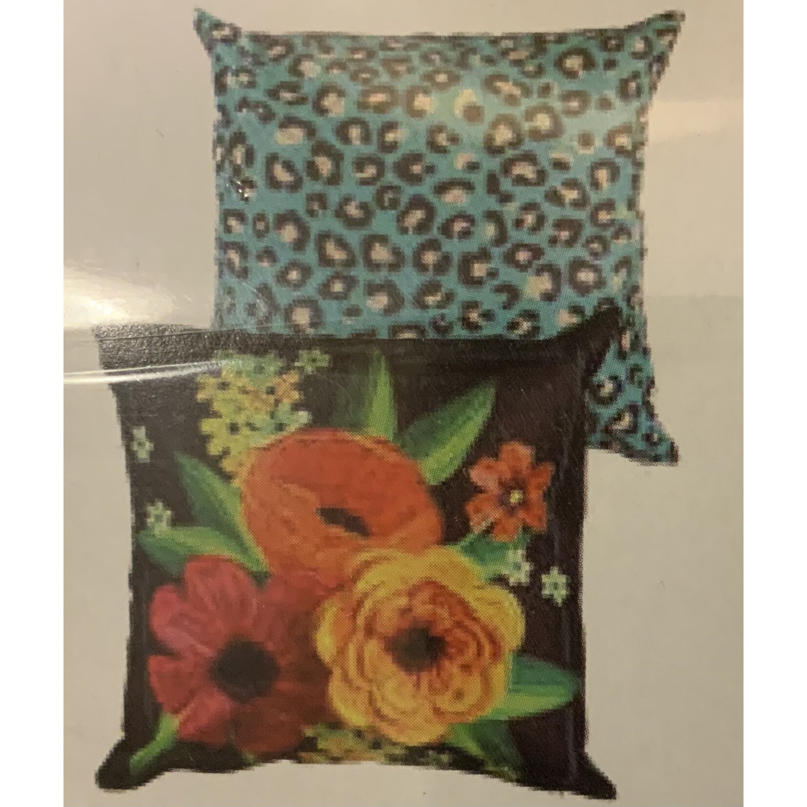 Evergreen Animal Print & Floral Interchangeable Pillow Cover