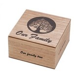Special T Imports Wood Family Tree Memory Box