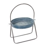 Special T Imports Metal Round Garden Tray w/Handle