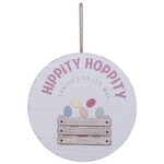 Special T Imports Wood Round Easter Hanging