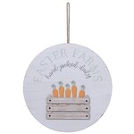 Special T Imports Wood Round Easter Hanging