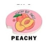 Simply Southern Simply Southern Car Coaster Peachy but Sweet