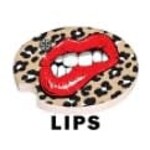 Simply Southern Simply Southern Car Coaster Lips