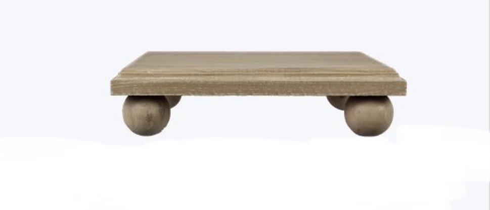 Wood Square Display Stand - A Gathering Place