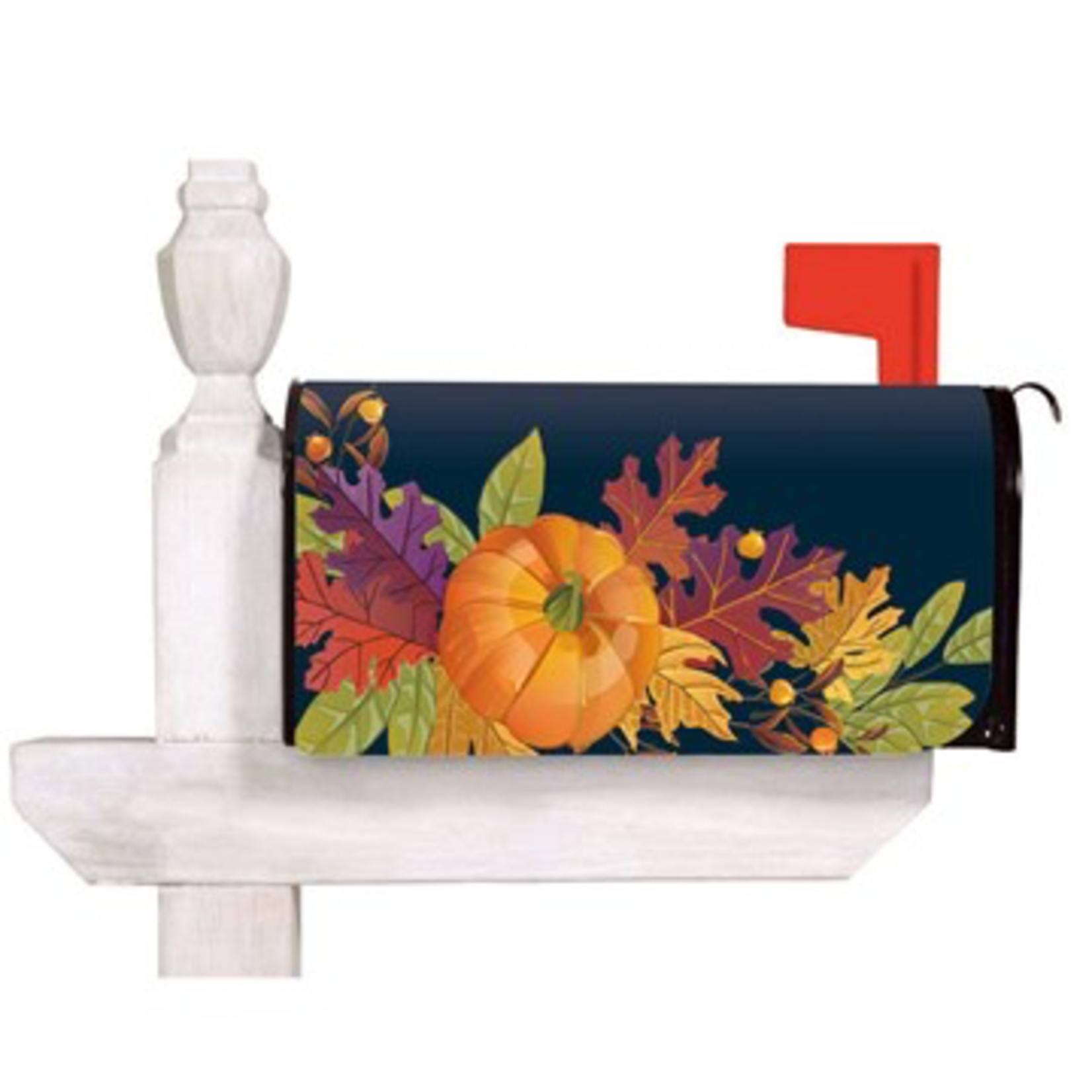 Evergreen Be Thankful Pumpkins Mail Wrap