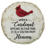 Ganz When a Cardinal Appears Memorial Stone