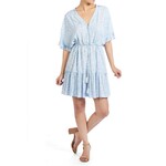 Coco + Carmen Coco & Carmen Magnolia Ruffle Sleeve Tie Front Dress