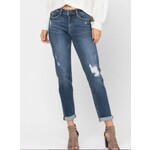 Judy Blue Judy Blue Mid-Rise Slim Fit Destroyed & Cuffed 82204