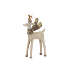 Melrose Resin Holiday Deer Figurine