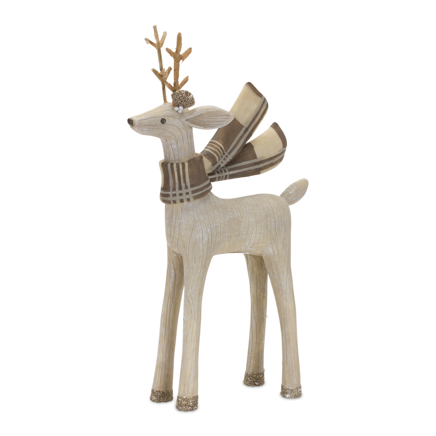 Melrose Resin Holiday Deer Figurine